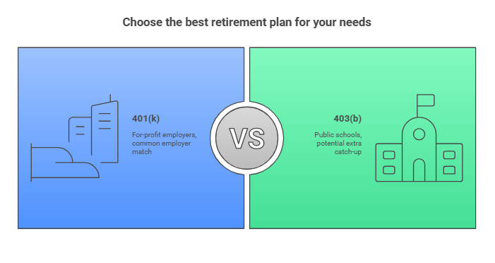 Compare 403(b) And 401(k)