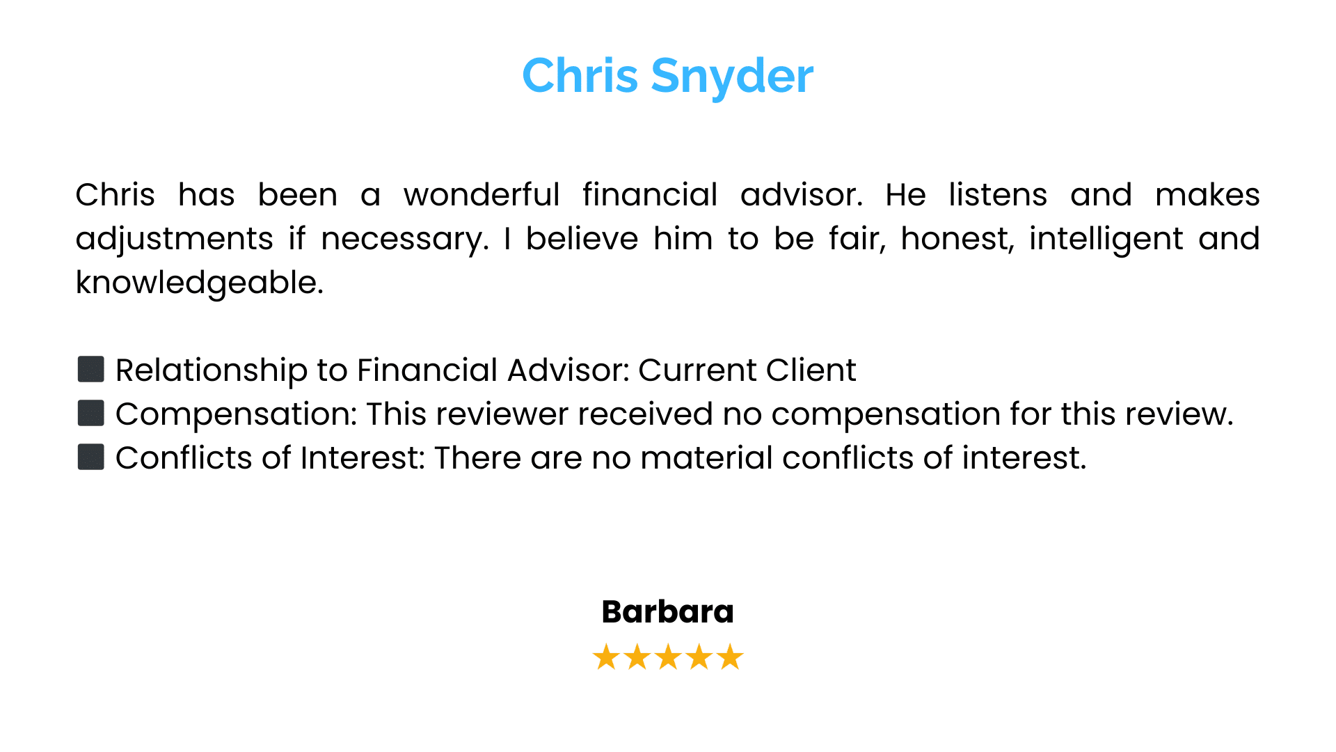 10 testimonials