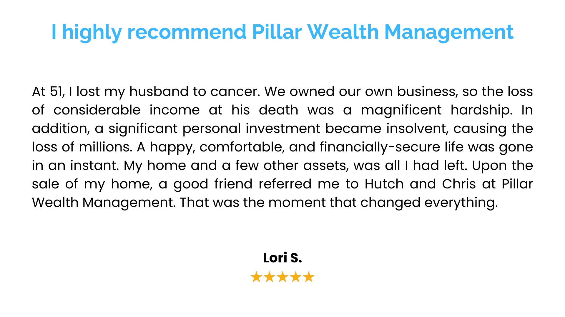 2 testimonials