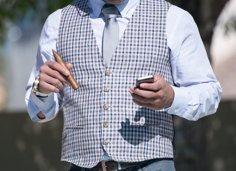 Man Holding Phone