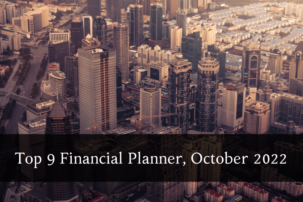 Top 9 Financial Planner, October 2022